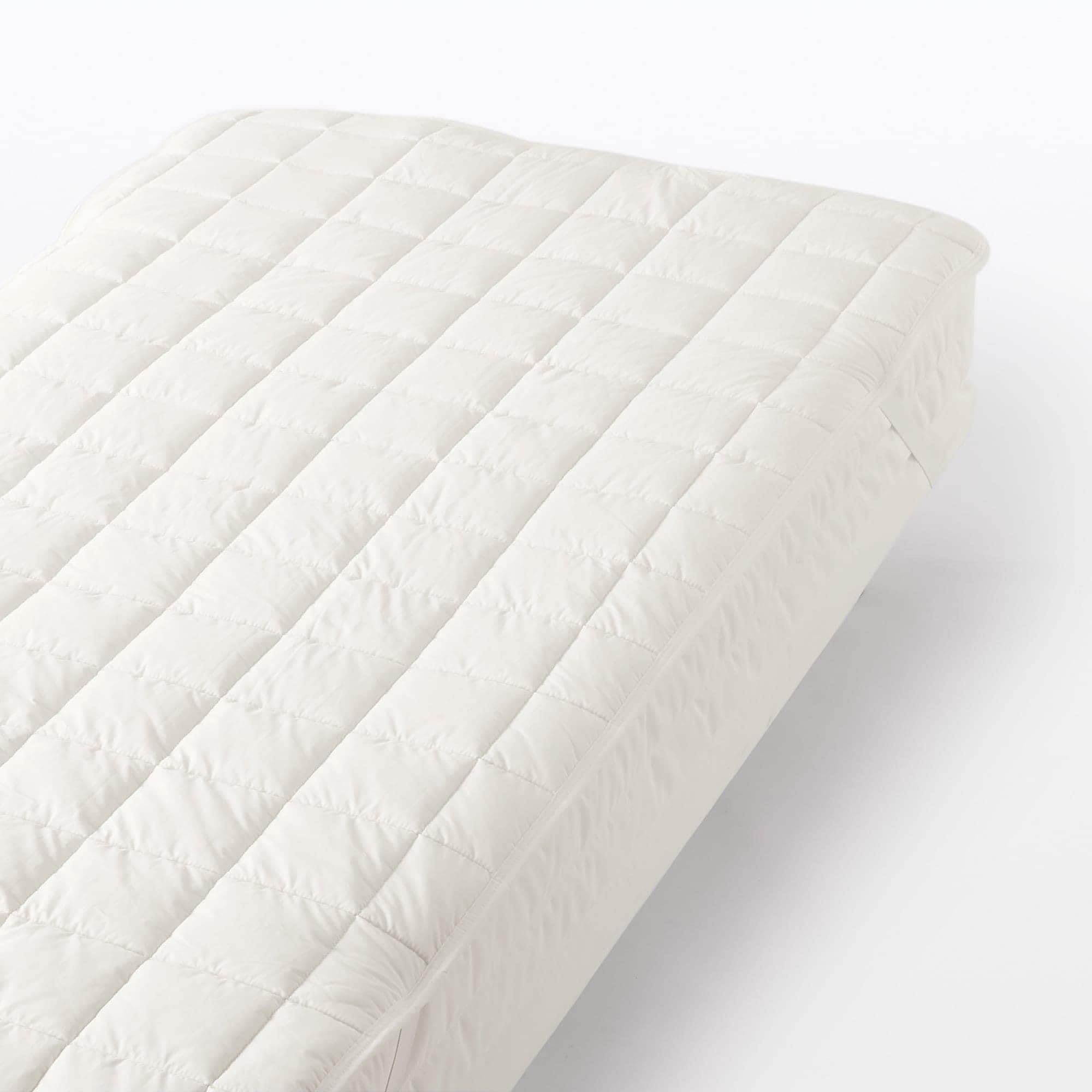 Amazon｜無印良品 ウール混わたベッドパッド・ゴム付／SS